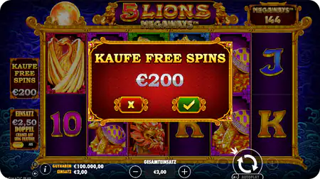 5 Lions Megaways Slot Bonusgrobe