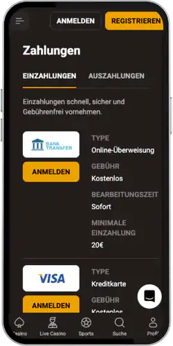 Einzahlung vornehmen White Rabbit Megaways