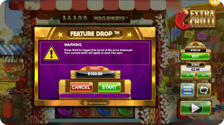 Extra Chilli Megaways Slot feature drop