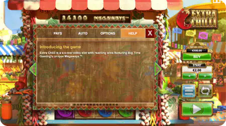 Extra Chilli Megaways Slot help